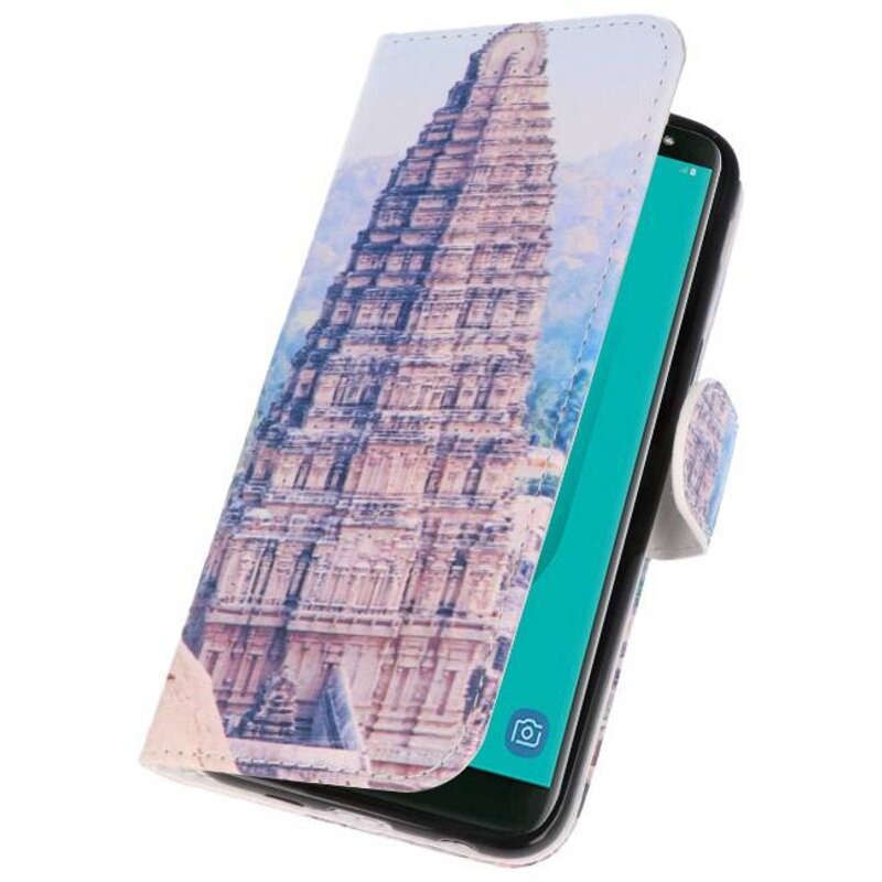 Temple 1 Bookstyle Case for Galaxy J6 2018