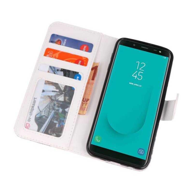 Temple 1 Bookstyle Case for Galaxy J6 2018