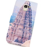 Temple 1 Bookstyle Tasche für Galaxy J6 2018