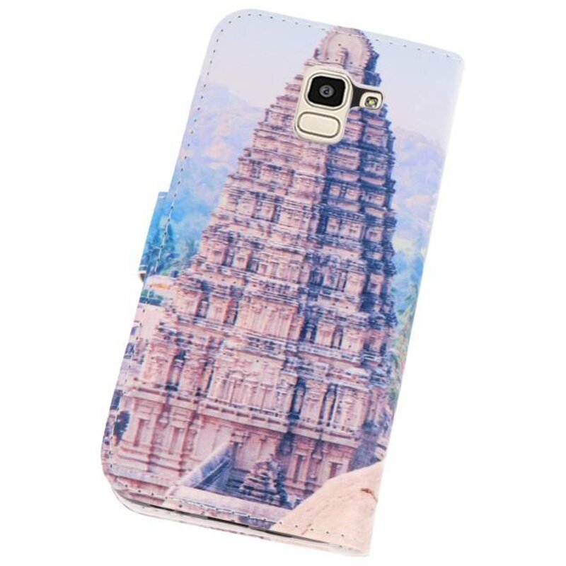 Temple 1 Bookstyle Case for Galaxy J6 2018