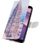 Etui Bookstyle Temple 1 pour Huawei Y7 2018