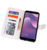 Estuche de estilo libro de Temple 1 para Huawei Y7 2018