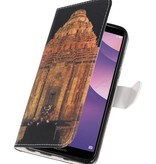 Etui Bookstyle Temple 2 pour Huawei Y7 2018