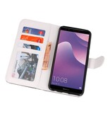 Etui Bookstyle Temple 2 pour Huawei Y7 2018
