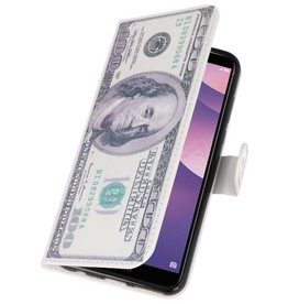 Dollar Bookstyle Hoesje voor Huawei Y7 2018