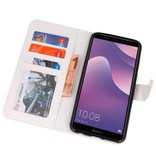 Dollar Bookstyle Hülle für Huawei Y7 2018