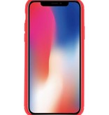 Softcase für iPhone X Case mit Ringhalter Rot