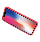Softcase for iPhone X Case with Ring Holder Red