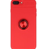 Softcase for iPhone 8/7 Plus Case with Ring Holder Red