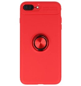 Softcase für iPhone 8/7 Plus Hülle mit Ringhalter Rot