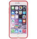 Custodia Softcase per iPhone 8/7 Plus con anello rosso