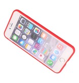 Custodia Softcase per iPhone 8/7 Plus con anello rosso