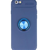 Softcase für iPhone 6 Case mit Ringhalter Navy