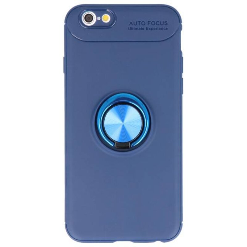 Funda Softcase para iPhone 6 con soporte para anillo Navy
