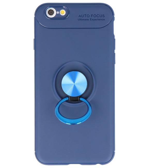 Softcase für iPhone 6 Case mit Ringhalter Navy