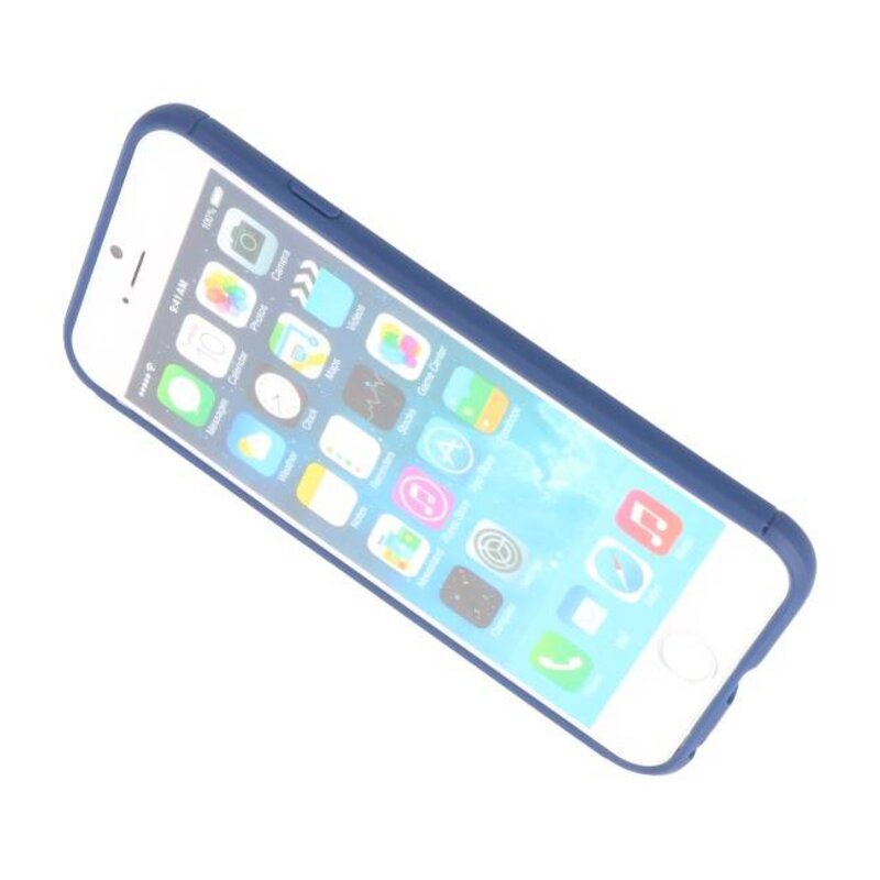 Funda Softcase para iPhone 6 con soporte para anillo Navy