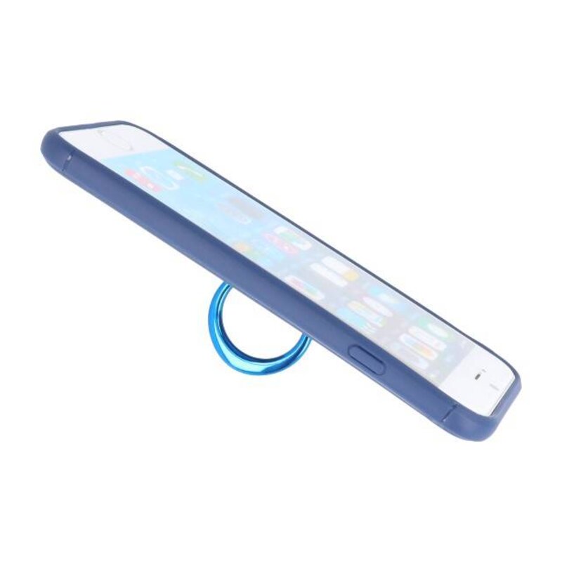 Funda Softcase para iPhone 6 con soporte para anillo Navy