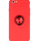 Softcase for iPhone 6 Case with Ring Holder Red