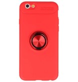 Custodia Softcase per iPhone 6 con anello rosso