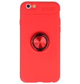 Étui souple pour iPhone 6 avec porte-anneau rouge