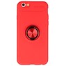 Softcase til iPhone 6 Taske med Ring Holder Red