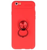 Softcase til iPhone 6 Taske med Ring Holder Red