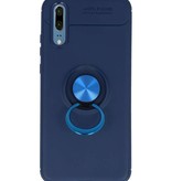 Softcase til Huawei P20 Taske med Ring Holder Navy