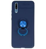 Softcase for Huawei P20 Case with Ring Holder Navy