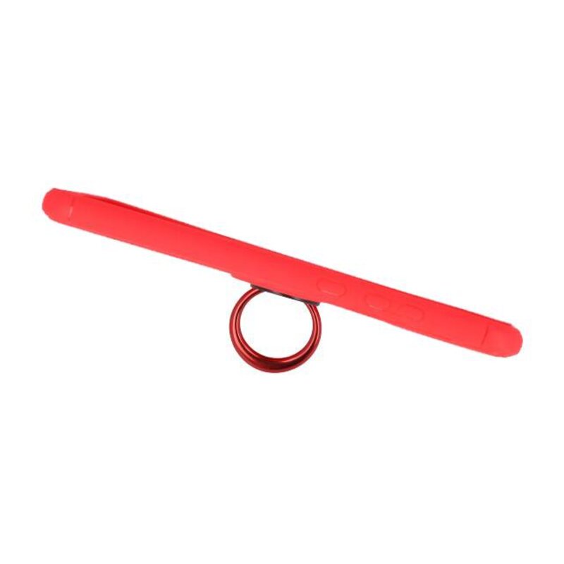 Estuche blando para Huawei P20 Estuche con soporte para anillo rojo