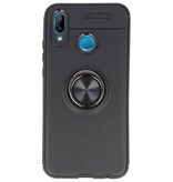 Blødtui til Huawei P20 Lite Taske med Ring Holder Black