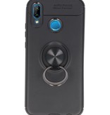 Soft Case für Huawei P20 Lite Case mit Ringhalter Schwarz