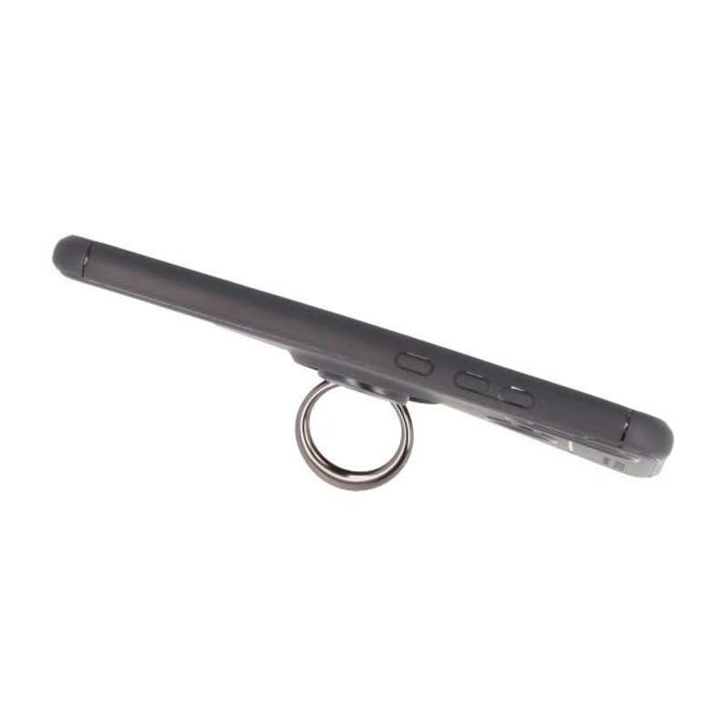 Custodia morbida per Huawei P20 Lite Custodia con anello nero