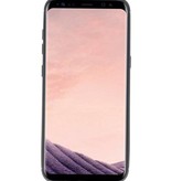 Softcase voor Galaxy S8 Hoesje met Ring Houder Zwart