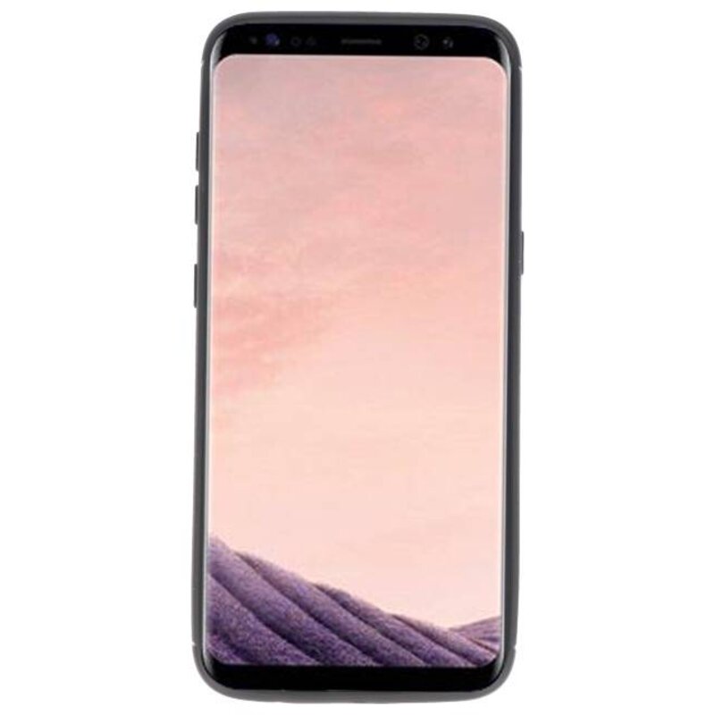 Custodia Softcase per Galaxy S8 con supporto per anello nero