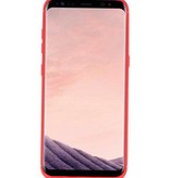 Softcase for Galaxy S8 Case with Ring Holder Red