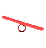 Softcase voor Galaxy S8 Hoesje met Ring Houder Rood