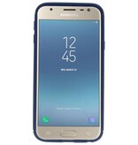 Funda Softcase para Galaxy J3 2017 con soporte para anillo Navy
