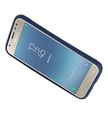 Funda Softcase para Galaxy J3 2017 con soporte para anillo Navy
