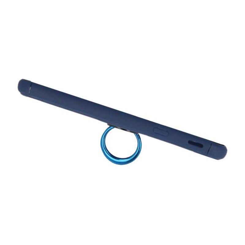Softcase til Galaxy J3 2017 Taske med Ring Holder Navy