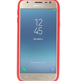 Softcase for Galaxy J3 2017 Case with Ring Holder Red