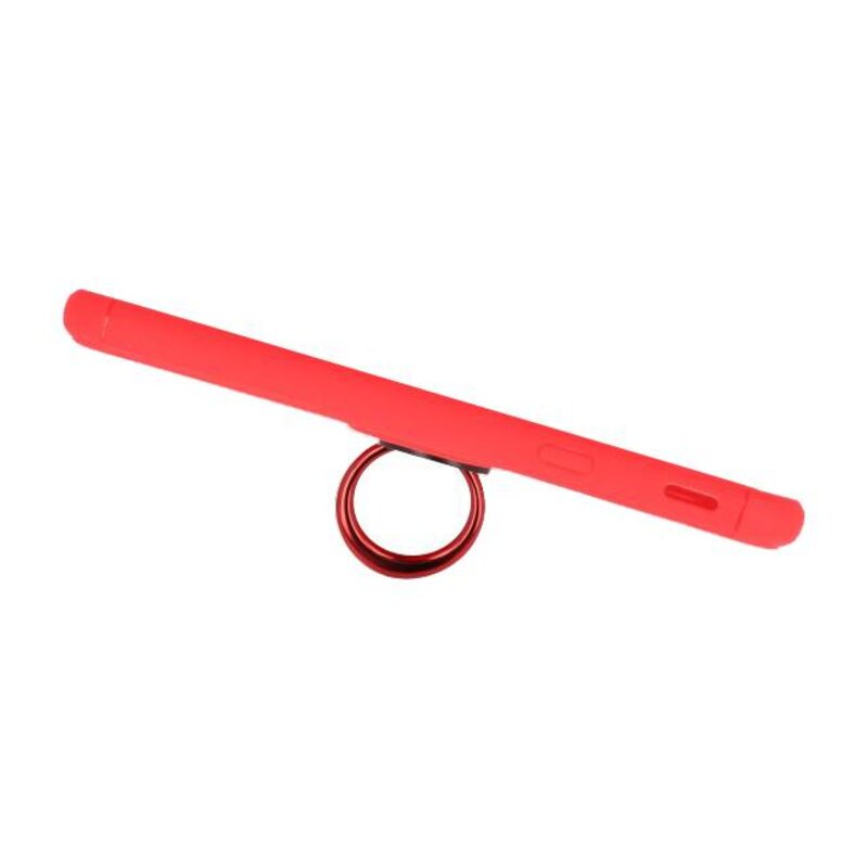 Funda para Galaxy J3 2017 con soporte para anillo rojo