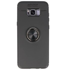 Custodia morbida per Galaxy S8 Plus Custodia con anello nero