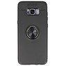 Soft case for Galaxy S8 Plus Case with Ring Holder Black