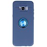 Custodia morbida per Galaxy S8 Plus Custodia con anello Titolare Navy