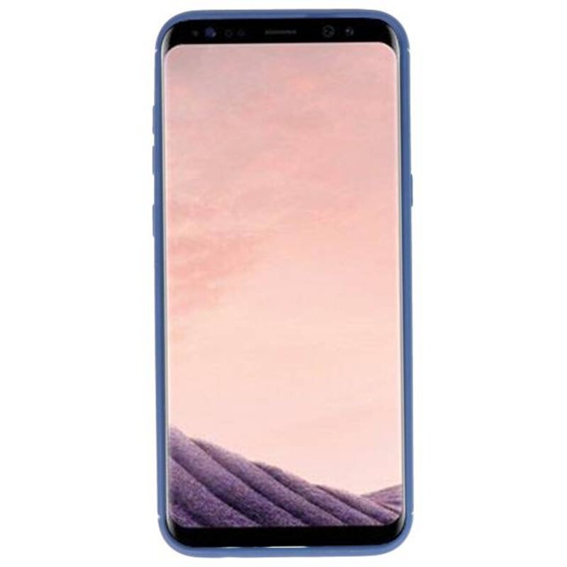 Soft Case für Galaxy S8 Plus Hülle mit Ringhalter Navy
