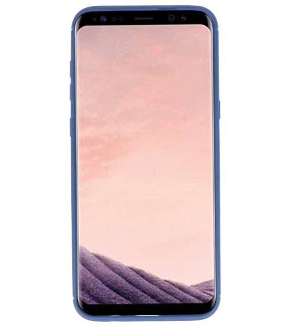 Soft Case für Galaxy S8 Plus Hülle mit Ringhalter Navy