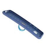 Étui souple pour étui Galaxy S8 Plus avec porte-bague bleu marine