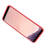 Softcase for Galaxy S8 Plus Case with Ring Holder Red