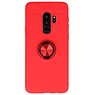 Custodia morbida per Galaxy S9 Plus Custodia con anello rosso