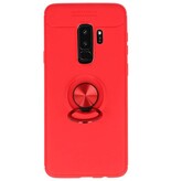 Custodia morbida per Galaxy S9 Plus Custodia con anello rosso